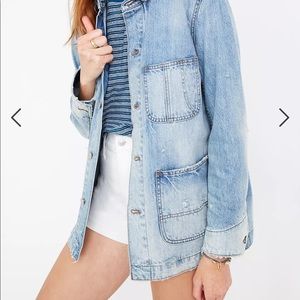 Madewell denim chore coat